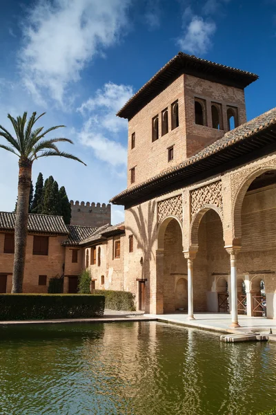 Em alhambra em granada — Fotografia de Stock