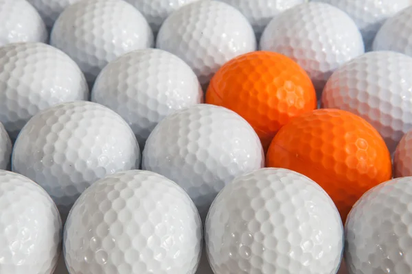 Weiße Golfbälle — Stockfoto