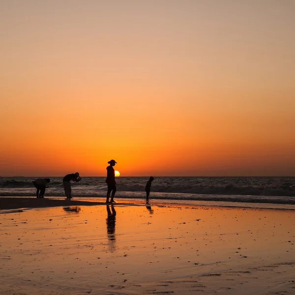 Na praia em Dubai — Fotografia de Stock