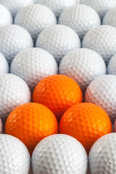 Beyaz golf topları — Stok fotoğraf