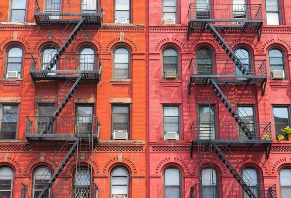 Il dettaglio degli edifici di New York — Foto Stock