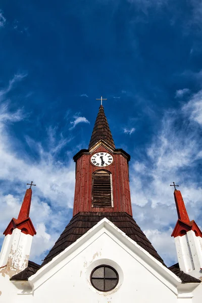 Igreja de madeira em Psare — Fotografia de Stock
