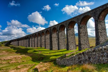 Detail of viaduct in England clipart