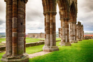 Ruins of Whitby Abbey clipart