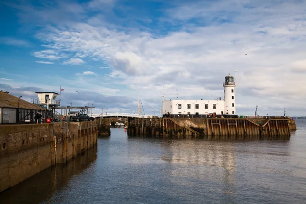 Evening in the harbor — Stock Photo, Image