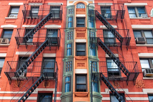 The detail of New York old buildings — Stock Photo, Image