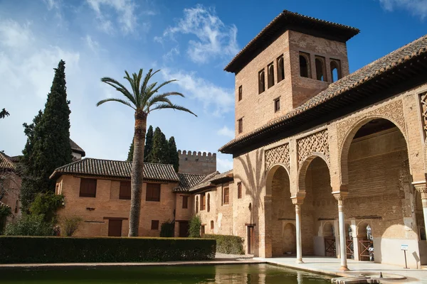 Em alhambra em granada — Fotografia de Stock