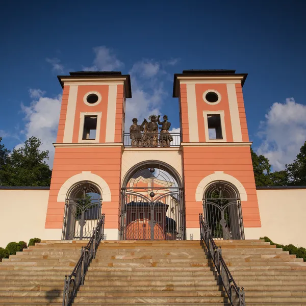 Lugar de peregrinación en Jaromerice u Jevicka —  Fotos de Stock