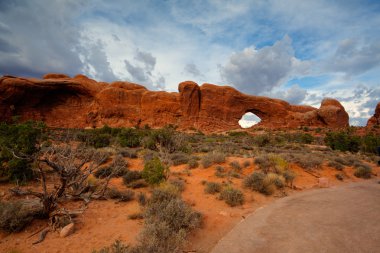 güzel kaya oluşumları arches Ulusal Parkı, utah, ABD