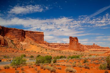 güzel kaya oluşumları arches Ulusal Parkı, utah, ABD