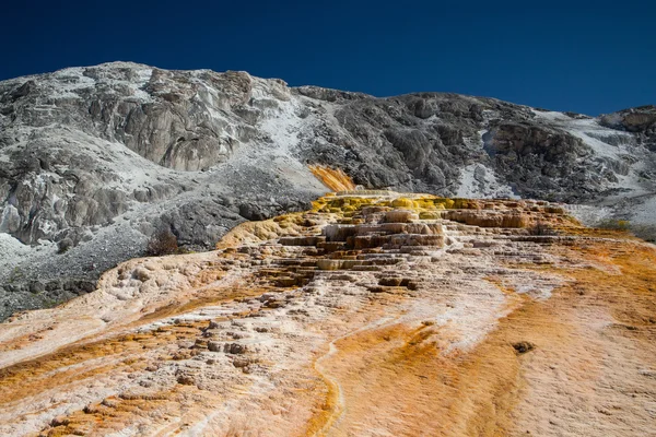 Mammoth Hot Springs Terraces — Stock Photo, Image