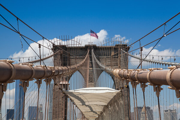 Historic Brooklyn Bridge, New York City, New York