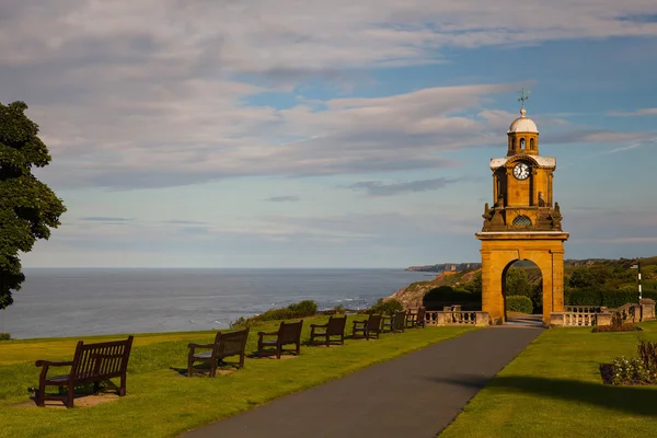 Holbeck Saat Kulesi deniz kenarı Scarborough — Stok fotoğraf