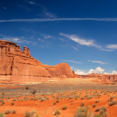 güzel kaya oluşumları arches Ulusal Parkı, utah, ABD