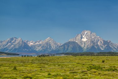 Teton Dağları Wyoming, ABD.