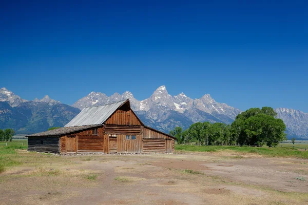 grand teton Milli Parkı ikonik moulton ahırda,