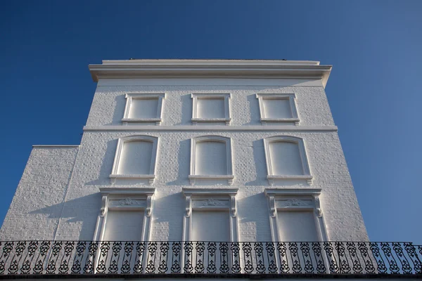 White house without windows — Stock Photo, Image