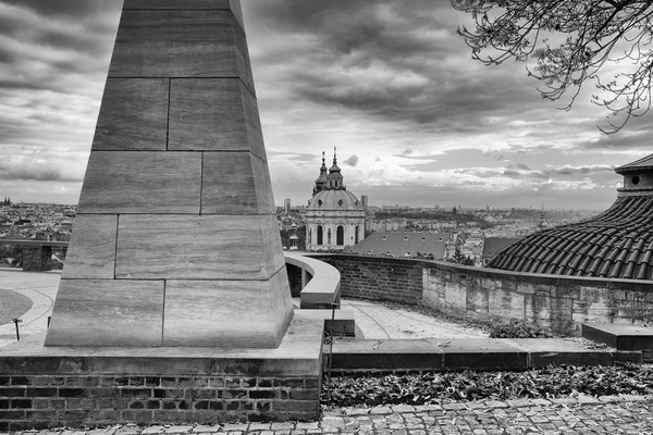 Vista dal castello di Praga in autunno Praga — Foto Stock