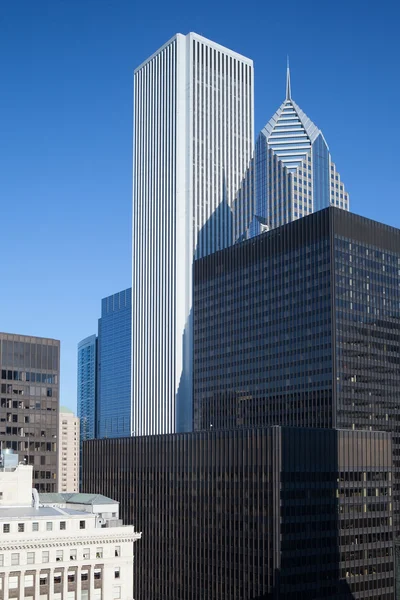 Vista desde la ventana del hotel en Chicago — Foto de Stock