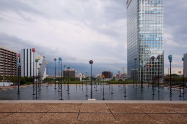 Arche, la defense, paris, mimari, attaction, fırtına, yağmur, modern, seyahat, grande, carousel,