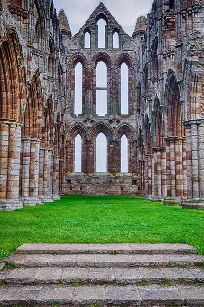 Rievaulx Abbey, North Yorkshire, Inghilterra, rovine, storia, punto di riferimento, monumento, abbazia, Architettura, Monastero, antico — Foto Stock