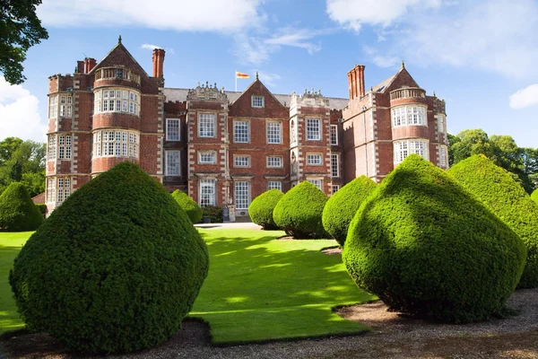 Burton agnes kasteel, decoratieve Tuin, decoratieve, park, Engeland, geschiedenis, kasteel, — Stockfoto