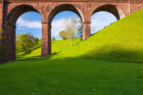 Lune viaduct in yorkshire dales national park (Groot-Brittannië) — Stockfoto