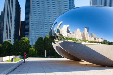 Cloud gate heykel millenium Park