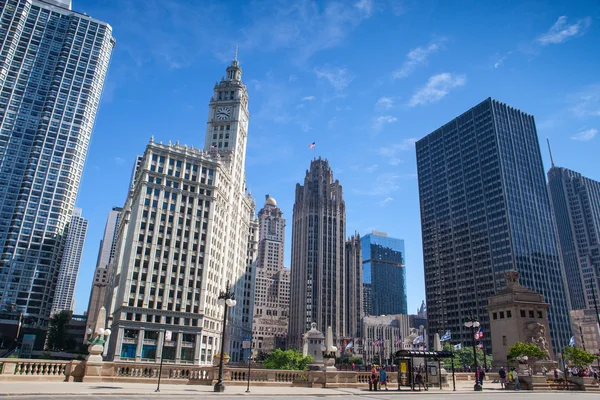 Edificio Wrigley en Chicago —  Fotos de Stock