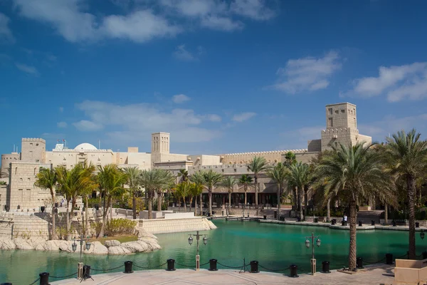 Vista do Souk Madinat Jumeirah . — Fotografia de Stock