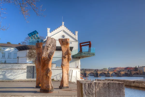 Museum Kampa on the Vltava river banks. — Stock Photo, Image