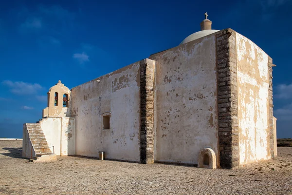 Church of Our Lady of Grace  at Sagres Fortress,Algarve, Portuga — Stock Photo, Image