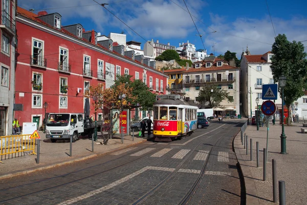 Beroemde portas sol belvedere in Lissabon — Stockfoto