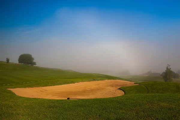 Summer on the empty golf course — Stockfoto