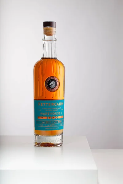 Praga República Checa Noviembre 2021 Feterrcairn Highland Single Malt Whisky — Foto de Stock