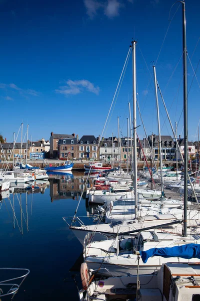 Paimpol França Outubro 2021 Yacht Harbour Paimpol França Paimpol Uma — Fotografia de Stock