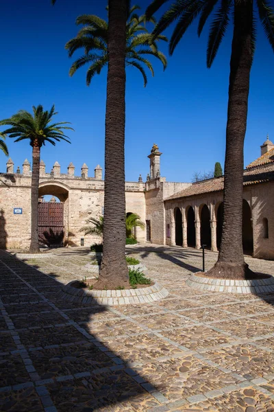 Alcazar Jerez Frontera Spain Former Moorish Alcazar Now Housing Park — Stock Photo, Image
