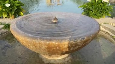 Cordoba, İspanya - 11 Şubat 2022: Cordoba Alcazar 'daki bahçede akşam. Kale Kastilya ve Ferdinand II.