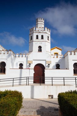 Halk Kütüphanesi, Santa Maria Meydanı, Tarifa Eski Kasabası, Cadiz, Endülüs, İspanya