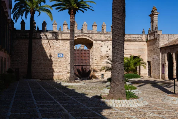 Alcazarovi Jerez Frontera Španělsku Jedná Bývalého Maurského Alcazarea Který Nyní — Stock fotografie
