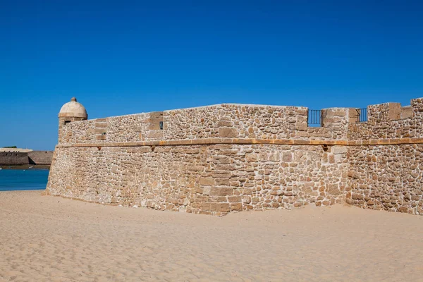 Castillo Santa Catalina Castello Santa Catalina Cadice Andalusia Spagna Castello — Foto Stock