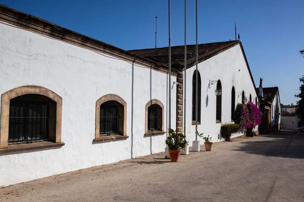 Jerez Frontera Spanje Februari 2022 Fundador Oudste Wijnmakerij Jerez Spanje — Stockfoto