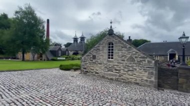 Keith, İskoçya - 6 Ağustos 2022 Keith 'deki Strathisla içki imalathanesi Strathisla merkezli bir viski imalathanesidir. 1786 'da lisans olarak İskoçya' nın en eski tesisi haline getirildi..