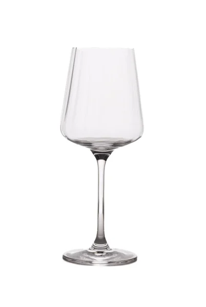 Glas Weinglas Isoliert Auf Weißem Hintergrund Kopierraum — Stockfoto