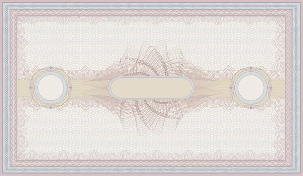 raster fişin pembe mavi Guillochlu sertifika