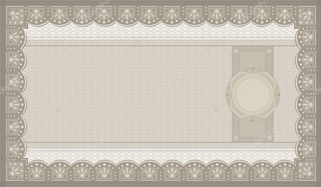 raster voucher coupon papier lege sjabloon — Stockfoto © Mondi.h 32764729