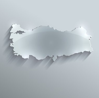 Türkiye'de harita cam kart kağıt 3d tarama