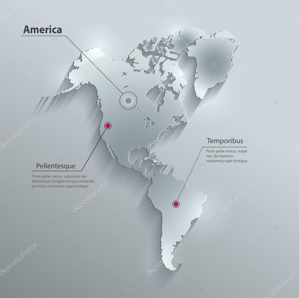 america map continent
