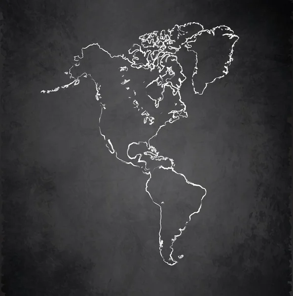 Världen karta blackboard chalkboard raster — Stockfoto
