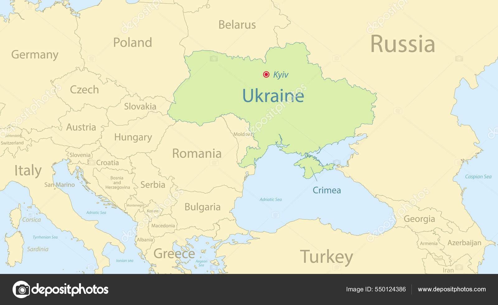 ウクライナ地図近隣の州や名前 古典的な地図デザインベクトル ストックベクター ©Mondi.h 550124386, image size:1600x982